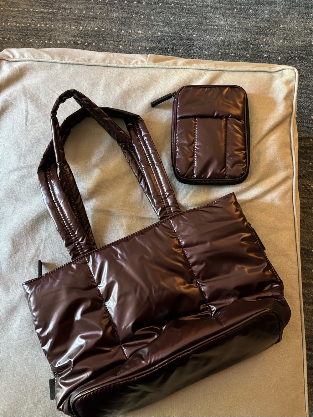 Calpak Luka Mini Tote and matching Passport Holder